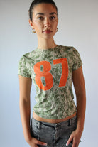 87 Woodland Camo Ribbed Tee