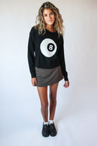Lucky Knit Sweater 8 Ball
