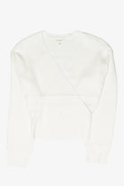 Faux Wrap Pullover