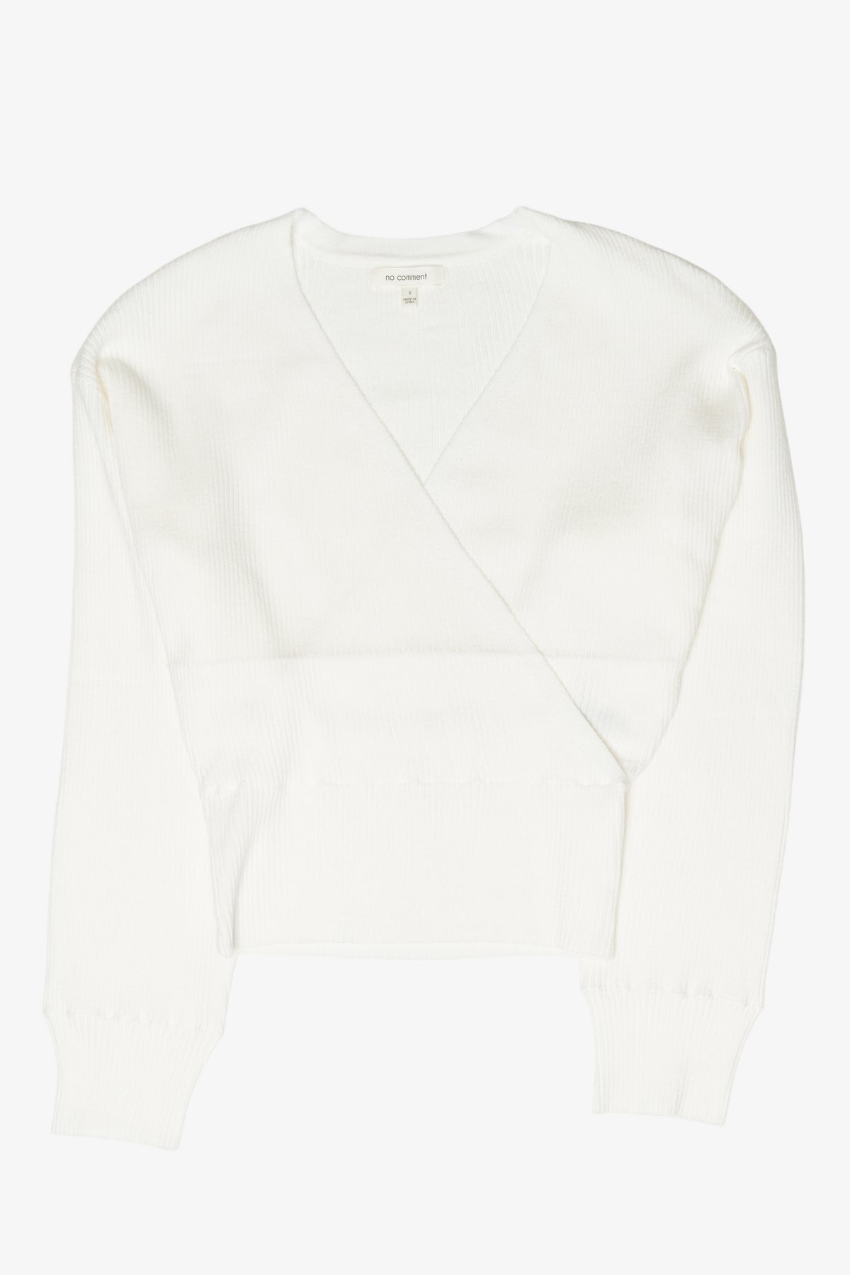 Faux Wrap Pullover