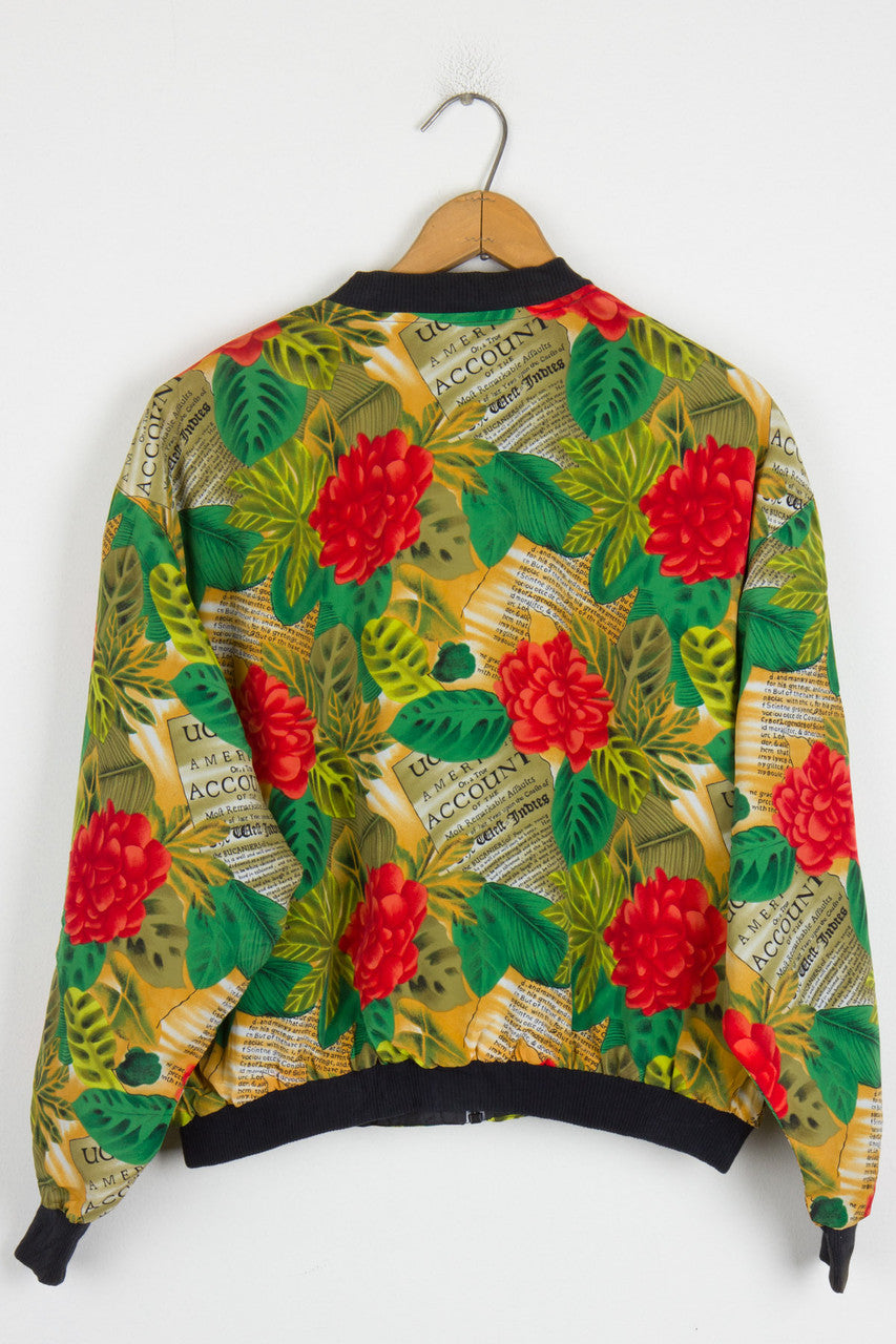 Botanical Bomber Jacket