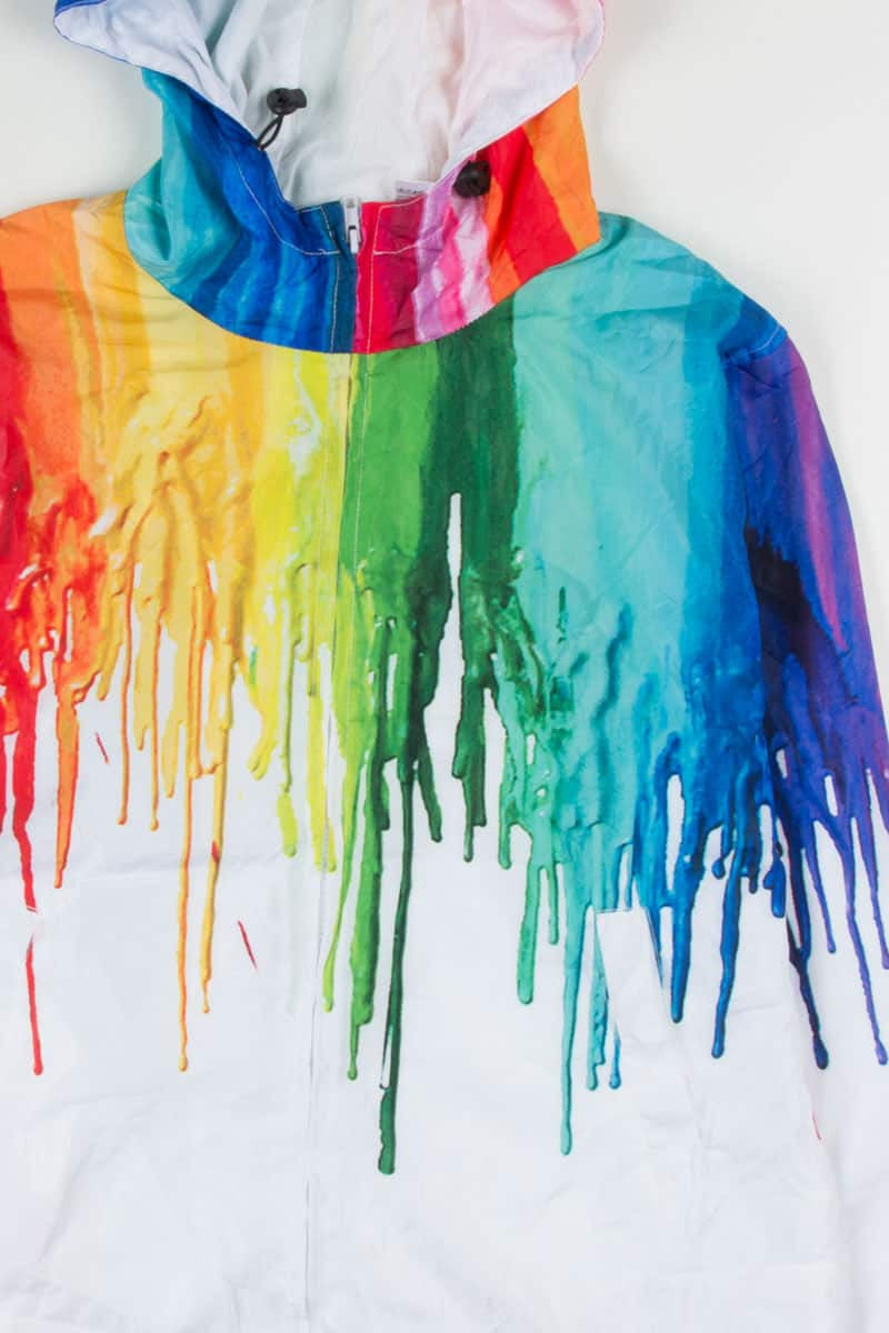 Rainbow Paint Splatter Windbreaker – Ragstock