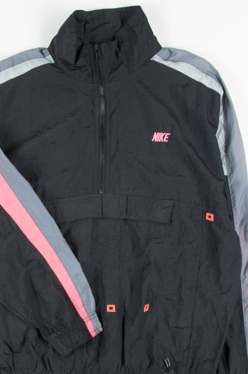 Neon Pink & Black Nike 90s Jacket 17672