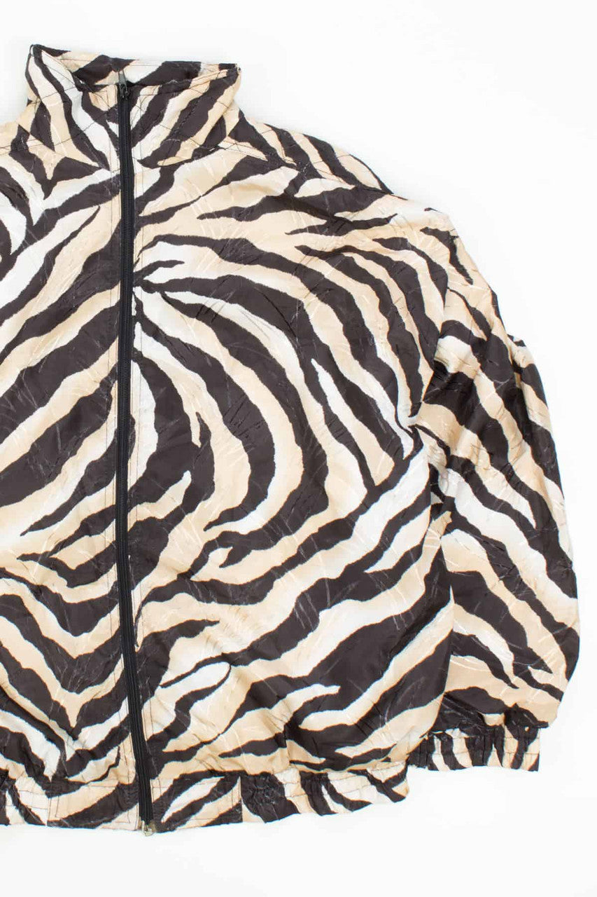 Vintage Tiger Print 90s Jacket