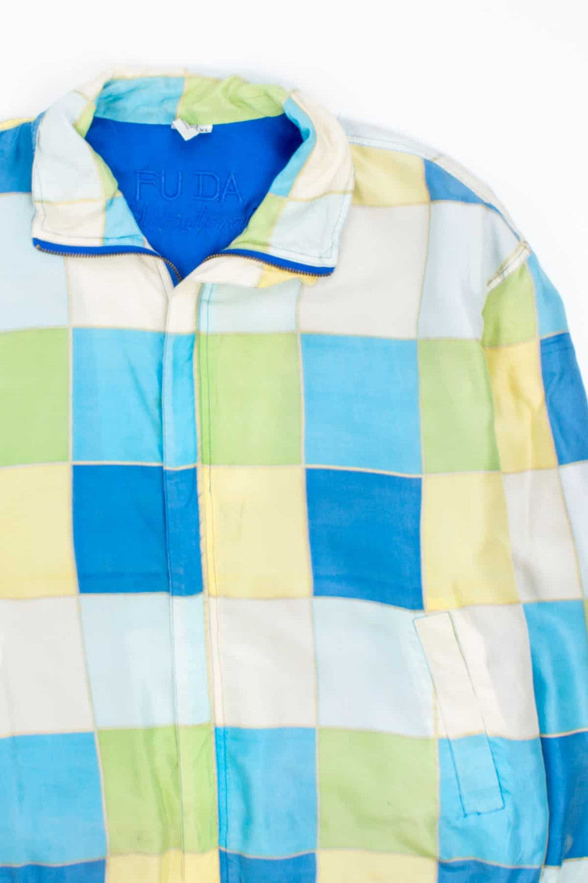 Modular Silk Pastels 90s Jacket