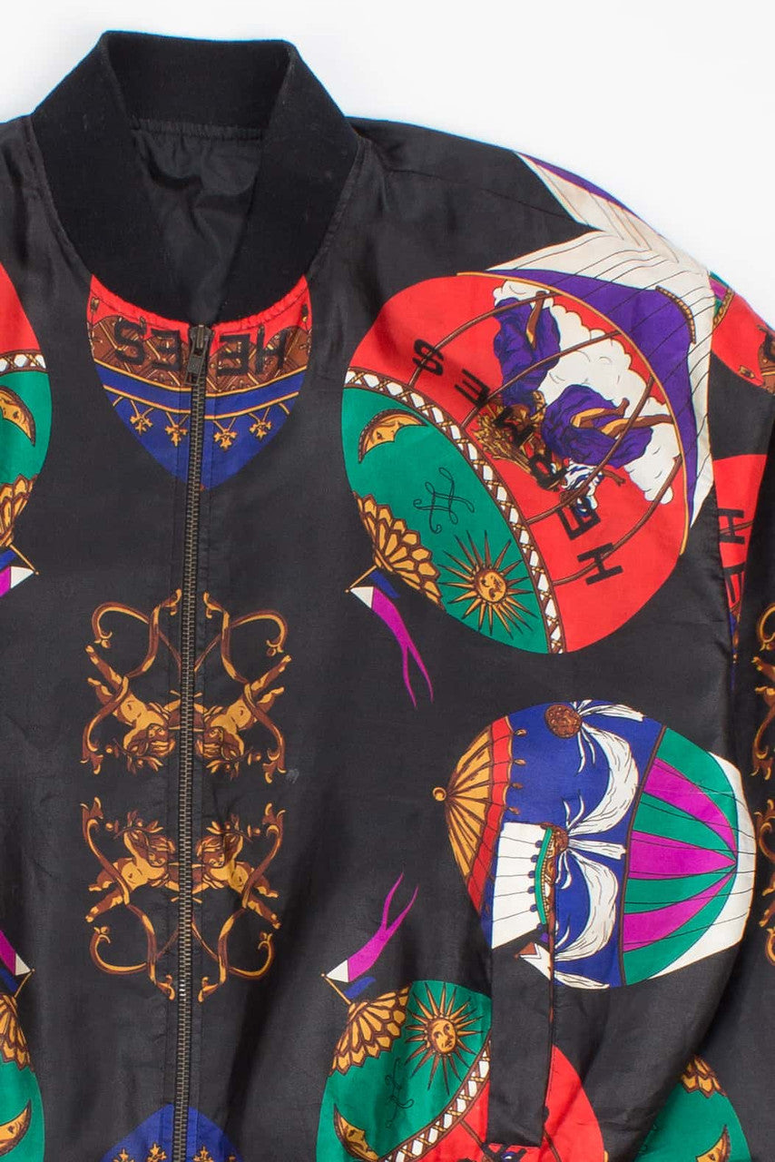 Bootleg Hermes Black Bomber Jacket