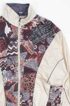 Animal Print Collage Vintage Windbreaker
