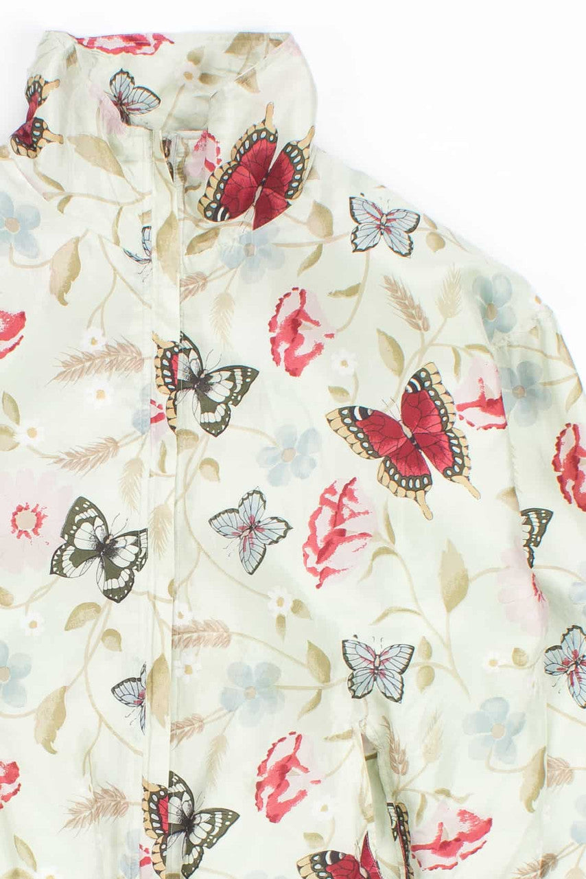 Silk Butterflies Vintage 90s Jacket