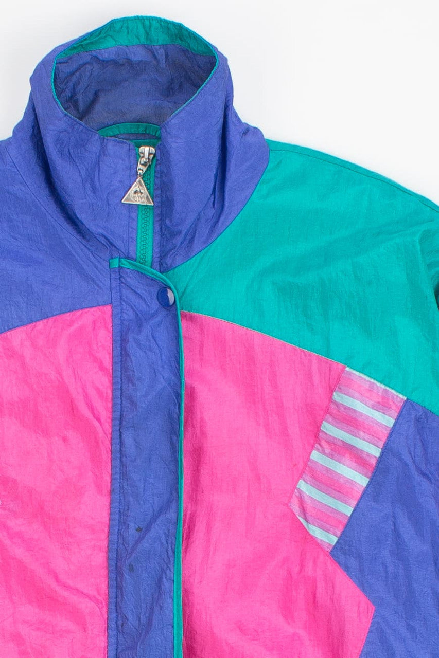 Casual Isle Colorblocked 90s Jacket 18100