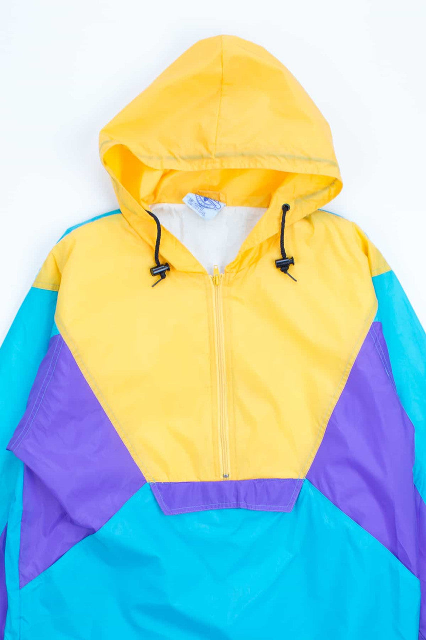 Bright Color Block Pullover
