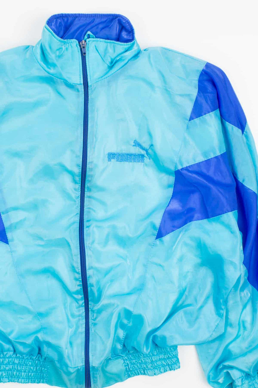 Silky Blue Puma Windbreaker