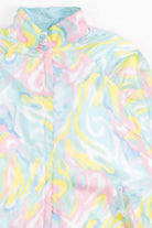 Pastel Psychedelic Swirl 90s Jacket