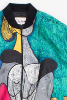 Green Picasso Bomber Jacket