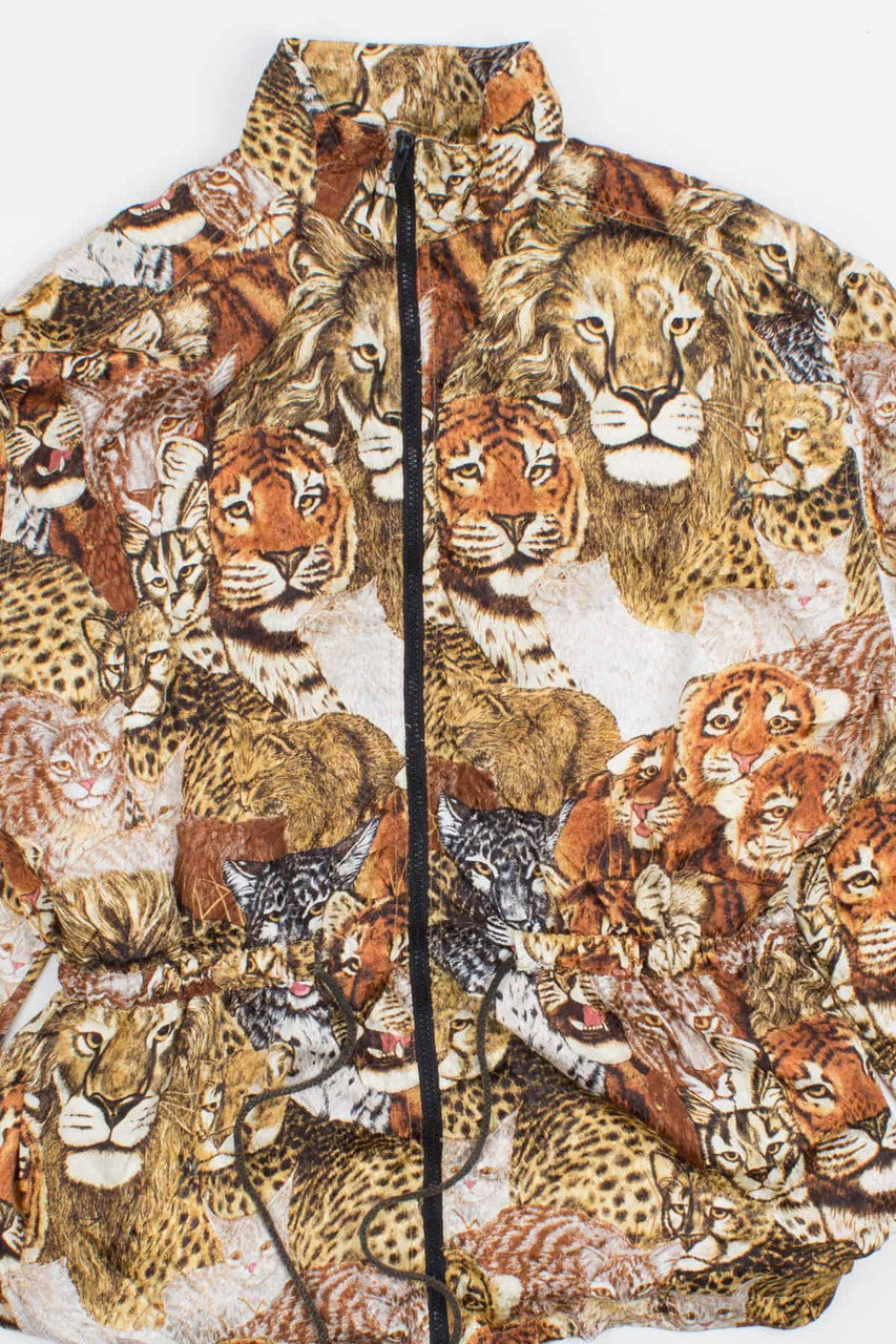 Allover Cats Windbreaker