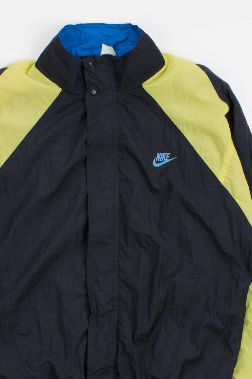 Black & Lime Nike Windbreaker