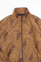 Copper Crackle Print Windbreaker