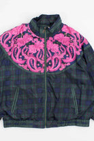 Paisley & Plaid Windbreaker