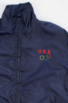 Navy USA Windbreaker