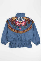 Floral Cinched Vintage Breaker