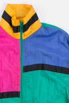 Bright Colorblocked Vintage Windbreaker