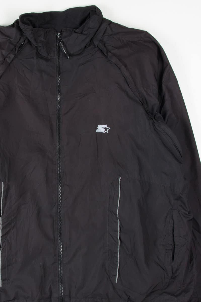 Black Convertable Starter Jacket 18329