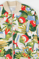 Abstract Leaves Bomber Jacket 18353