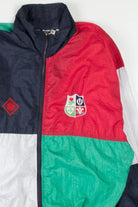 90s Embroidered Color Blocked Jacket 18421
