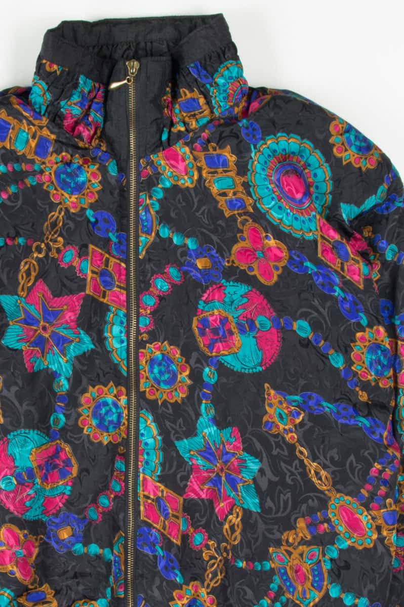 Black Jewelled 90s Jacket 18443