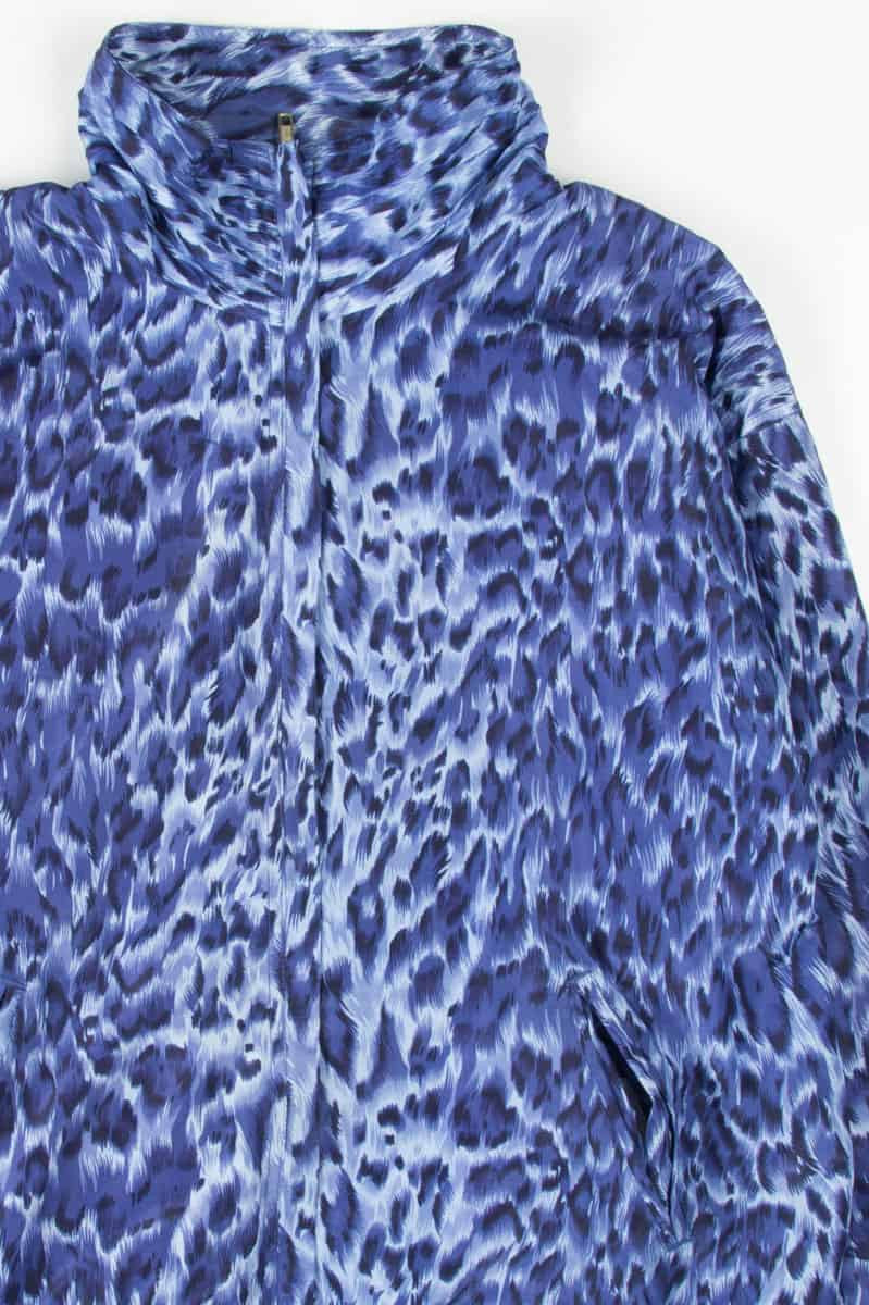Blue Animal Print 90s Jacket 18457