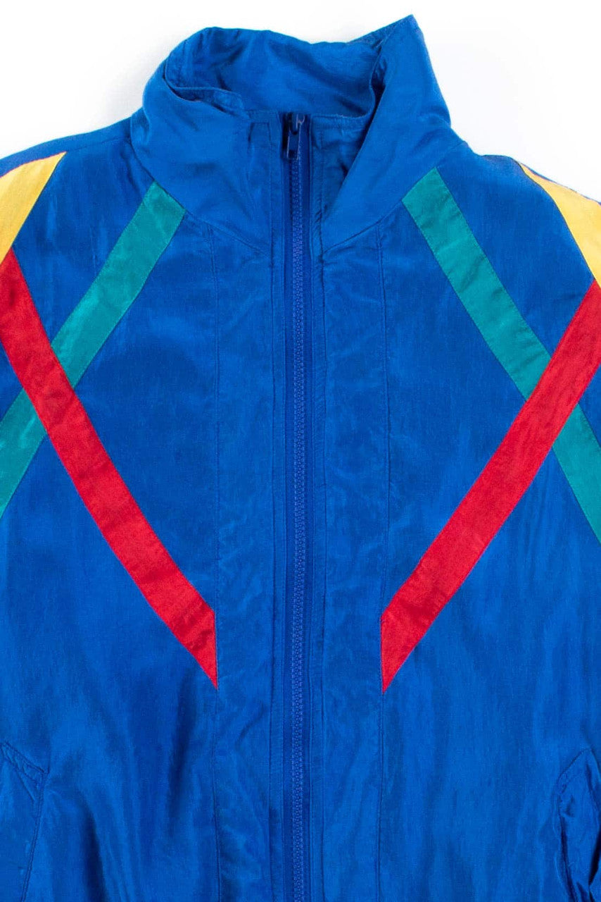 Blue Silk 90s Jacket 18594