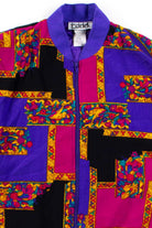 Purple Floral 90s Jacket 18638