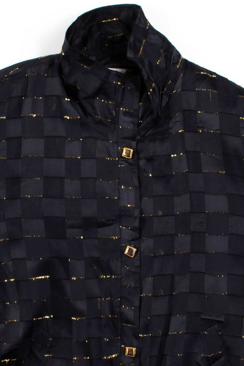 Silk Metallic 90s Jacket 18649
