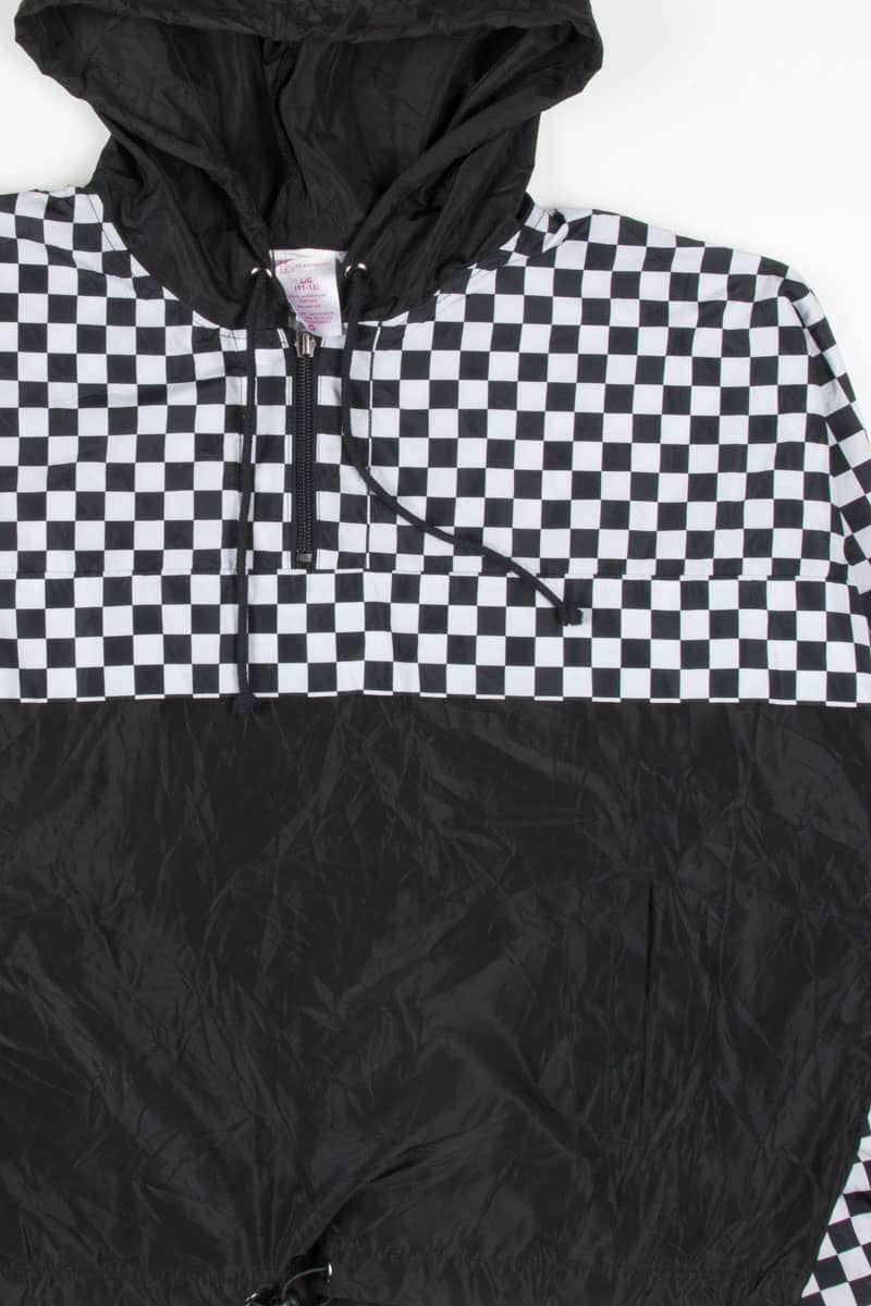 Checkered Cropped Jacket 18867