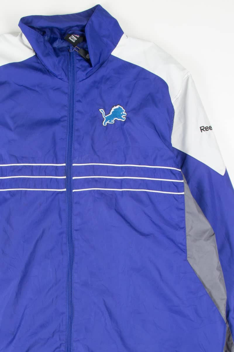 Reebok Detroit Lions NFLジャケット Vtg Y2K Detroit Lions Reebok Puffer Coat Jacket Kids Large