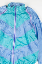 90s Teal Zip Off Sleeves Jacket 19003