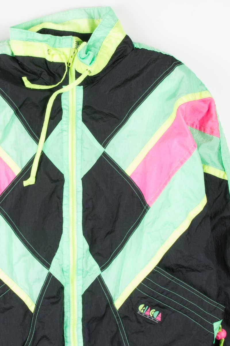Faded Neon 90s Jacket 19116
