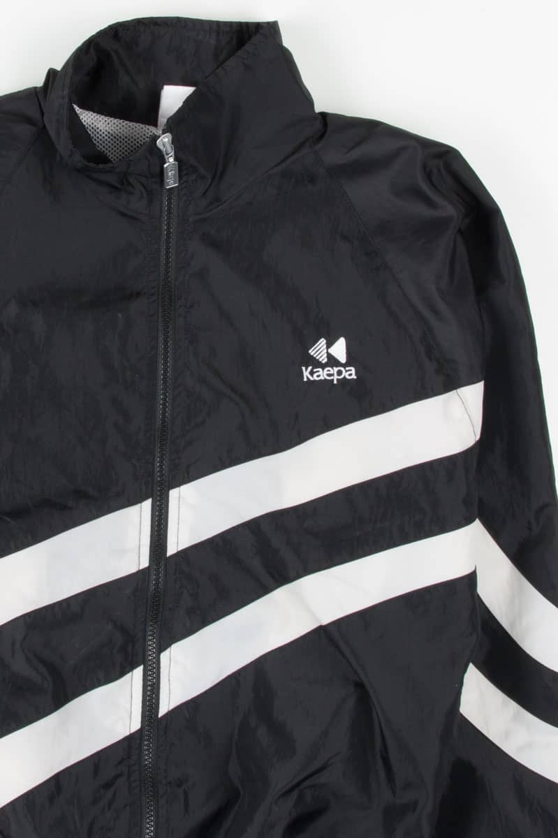Black & White Kappa Windbreaker