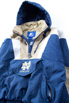 Notre Dame Pullover Starter Jacket 1
