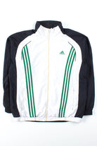 Green Stripes Adidas Windbreaker