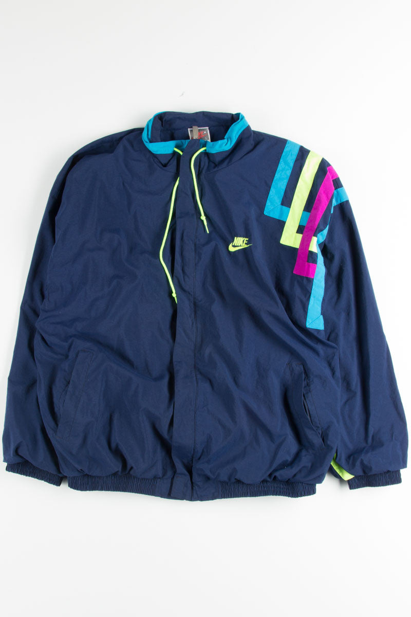 90s Nike Neon Stripes Jacket 17166