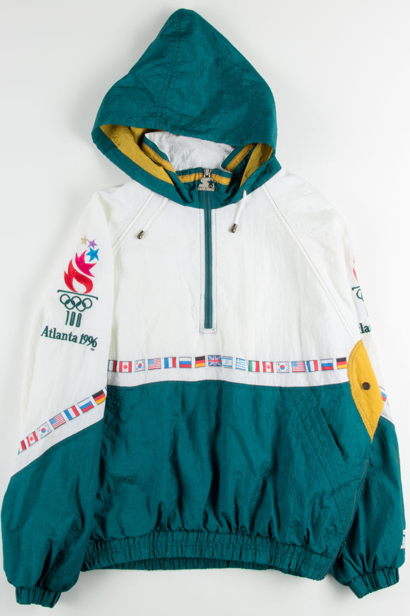Atlanta Olympics Pullover Starter Jacket 17189