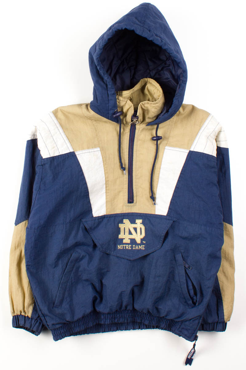 Notre Dame Pullover Starter Jacket 1