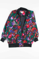 90s Open Front Watercolor Jacket