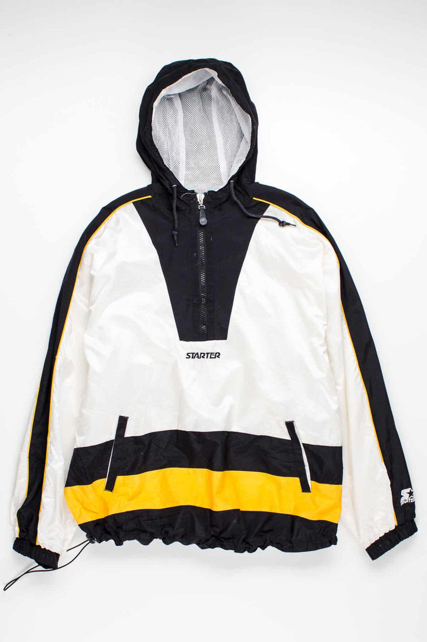 Color Block Hooded Starter Jacket