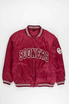 Vintage Sooners Quilted Bomber Jacket