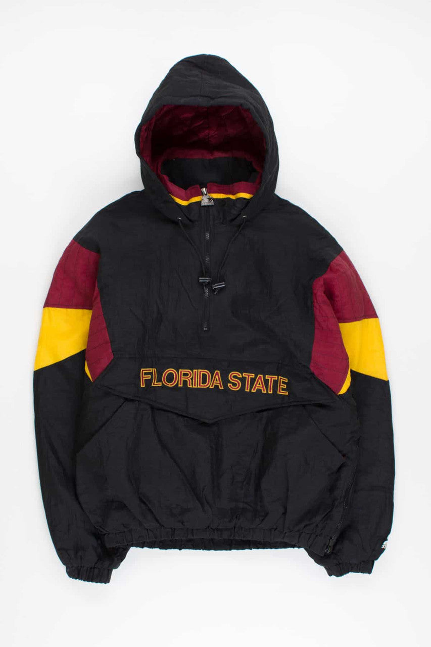 Vintage Quilted Florida State Classic Spellout Starter Pullover
