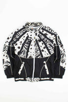 Paneled Tiger Print 90s Jacket 17963