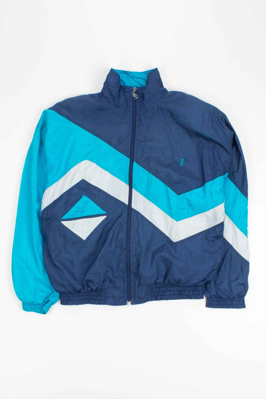 Blue Bill Blass 90s Jacket 18058