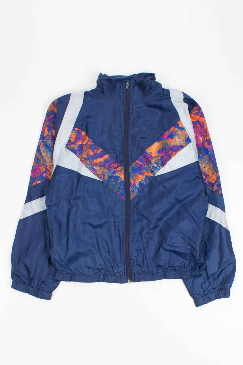 Watercolor Chevron 90s Jacket 18074
