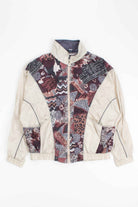 Animal Print Collage Vintage Windbreaker